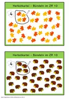 Vorschau - Stationenlernen - Herbstkartei: Bündeln im ZR 10 - Seite 3
