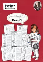Vorschau - Arbeitsblätter - Lesemalblätter Berufen Klasse 2 bis 3 - Deckblatt