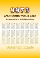Vorschau - Arbeitsblätter - Materialpaket (9978 Arbeitsblätter mit QR-Codes) - Deckblatt