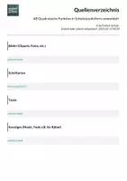 Vorschau - Arbeitsblätter - AB Quadratische Funktion in Scheitelpunktform umwandeln - Seite 1