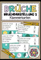 Vorschau - Aufgabenkarten - BRÜCHE - Bruchdarstellung 2 (78 Klammerkarten) - Deckblatt