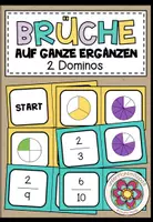 Vorschau - Spiele - BRÜCHE - Auf Ganze ergänzen (2 Dominos) - Deckblatt