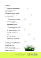 Vorschau - Text - Die Wiese - ein kurzes Gedicht über den Frühling & Ostern - Seite 1