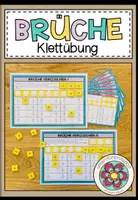 Vorschau - Fördermaterial/Inklusion - BRÜCHE - Brüche vergleichen (Klettübung / Legeübung) - Deckblatt