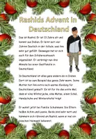 Vista previa - Tarjetas / Manipulativos - "Rashids Advent in Deutschland" Capítulo 14 "der Tannenbaum" alemán - página 1