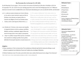 Vorschau - Arbeitsblätter - Textanalyse zu Ciceros In Verrem II, 5 - Seite 1