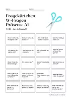 Vorschau - Spiele - DaF - A1 W-Fragen 40 verschiedene Fragen - informell - per du - Seite 2