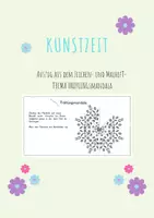 Vorschau - Arbeitsblätter - KUNSTZEIT-Extra Seite Frühlingsmandala - Deckblatt