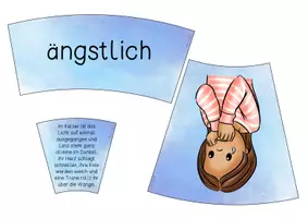 Vorschau - Präsentationen/Tafelbilder - Legekreis "Gefühle" in zwei verschiedenen Farben - Seite 2
