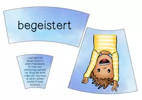 Vorschau - Präsentationen/Tafelbilder - Legekreis "Gefühle" in zwei verschiedenen Farben - Seite 3