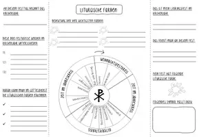 Vorschau - Arbeitsblätter - Faltblatt (Mini-Lapbook) Liturgische Farben im Kirchenjahr Vertretungsstunde - Seite 3