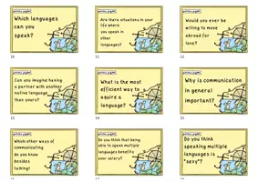 Vorschau - Arbeitsblätter - Youth culture - going places - stop and swap cards - Seite 1