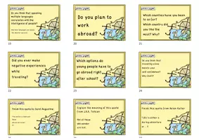 Vorschau - Arbeitsblätter - Youth culture - going places - stop and swap cards - Seite 2