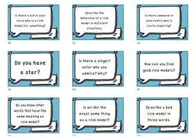 Vorschau - Arbeitsblätter - Role Models - Mini-Materialpaket zum Thema (Stop and Swap Cards und Worksheet) - Seite 2