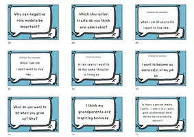 Vorschau - Arbeitsblätter - Role Models - Mini-Materialpaket zum Thema (Stop and Swap Cards und Worksheet) - Deckblatt