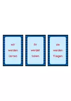 Vorschau - Spiele - Wendekarten zum Üben der Zeitformen - Seite 2