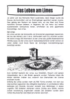 Vorschau - Arbeitsblätter - Das Leben am Limes - Seite 1