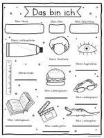 Vorschau - Arbeitsblätter - Steckbriefe - Das bin ich - Deckblatt