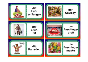 Vorschau - Spiele - Faschingswörter-Domino - gratis während der Karnevalszeit - Seite 3
