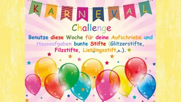 Vorschau - Anderer Materialtyp - Carnival Challenge - Karneval Challenge - Deckblatt