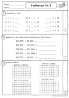 Vorschau - Test - Lernstandskontrolle Mathe - Klasse 4 - Seite 2