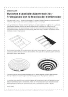 Vista previa - Manualidades / Dibujos para colorear - Ilusiones espaciales hiperrealistas - Trabajando con la técnica del sombreado - página 3