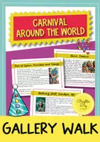 Vorschau - Arbeitsblätter - Carnival around the world; Lesespaziergang (Englisch) - Deckblatt