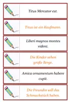 Vorschau - Aufgabenkarten - Latein: Übersetzungen - Übungskarten - Seite 3