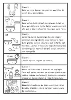 Aperçu - Feuilles d'exercices - Recette des pancakes - Page 1