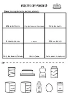 Aperçu - Feuilles d'exercices - Recette des pancakes - Page 2