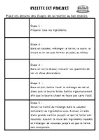 Aperçu - Feuilles d'exercices - Recette des pancakes - Page 3