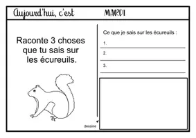 Aperçu - Feuilles d'exercices - routine : journal des découvertes - Page 2