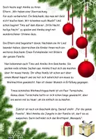 Aperçu - Texte - Texte de lecture "Heilig Abend bei Familie Neubauer" Allemand - Page 3