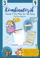 Vorschau - Stundenentwürfe - Stunde 7 Kombinatorik Menü Baumdiagramm Bearbeitungshilfe - Deckblatt