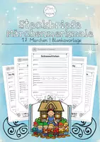 Vorschau - Arbeitsblätter - Steckbriefe Märchen | Märchenmerkmale | FREEBIE - Deckblatt