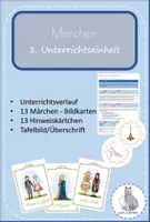 Vorschau - Stundenentwürfe - Unterrichtseinheit 1 Märchen Unterrichtsstunde - Deckblatt
