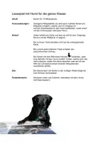 Vorschau - Spiele - Lesespiel mit Hund für 16 Mitspielende - Deckblatt