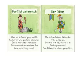 Vorschau - Arbeitsblätter - Schleichdiktat "Fasching-Kostüme" - Seite 3