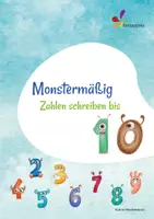 Vorschau - Arbeitsblätter - Monstermäßig Zahlen schreiben lernen von 1 bis 10 - Deckblatt