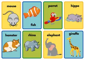 Vista previa - Unidades / Secuencias / Situaciones de Aprendizaje - Flashcards of the animals in English! - página 2