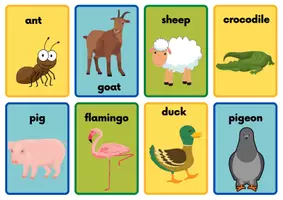 Vista previa - Unidades / Secuencias / Situaciones de Aprendizaje - Flashcards of the animals in English! - página 3