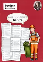 Vorschau - Arbeitsblätter - Berufe Lese- und Schreibblätter | Sachunterricht Klasse 2-3 - Deckblatt