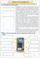 Vorschau - Stundenentwürfe - Unterrichtsstunde resources in the smartphone - Deckblatt
