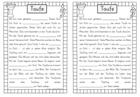 Vorschau - Arbeitsblätter - TAUFE : Arbeitsblätter & Rätselspaziergang & Fotokartei - Seite 3