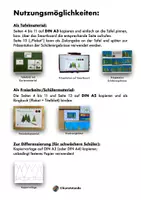 Vorschau - Mal- und Bastelvorlagen - Geometrische Winterbäume - Schritt-für-Schritt-Anleitung - Seite 3