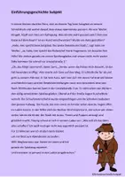 Vorschau - Unterrichtsreihen - Einführungsgeschichte Subjekt - Seite 1