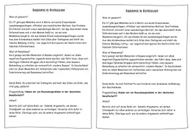 Vorschau - Aufgabenkarten - Diskussion Rassismus - Seite 1