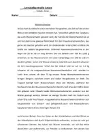 Vorschau - Klassenarbeiten - Lernzielkontrolle Lesen Sachtext Klasse 3/4 Wasserschwein - Deckblatt