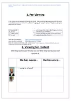 Vorschau - Arbeitsblätter - presentperfect - script - Deckblatt