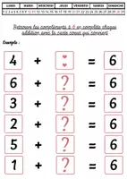 Aperçu - Jeux - ACTIVITÉS - LES COMPLÉMENTS ADDITIONNELLES DES NOMBRES ' - Page 2
